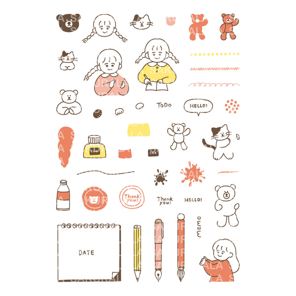 Peppoko x Sakuralala - ♡ Stationery